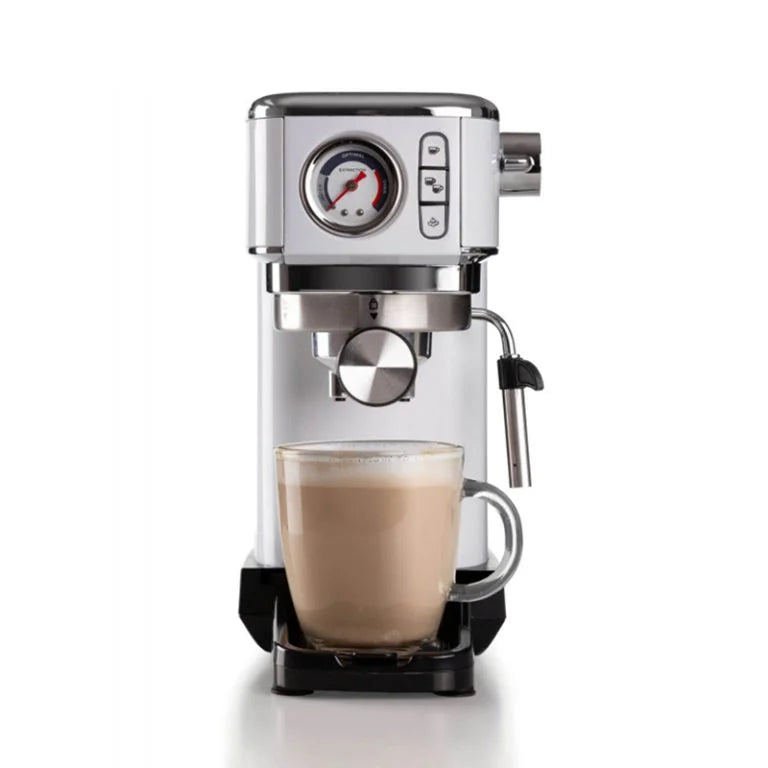Ariete Metal coffee machine with pressure gauge